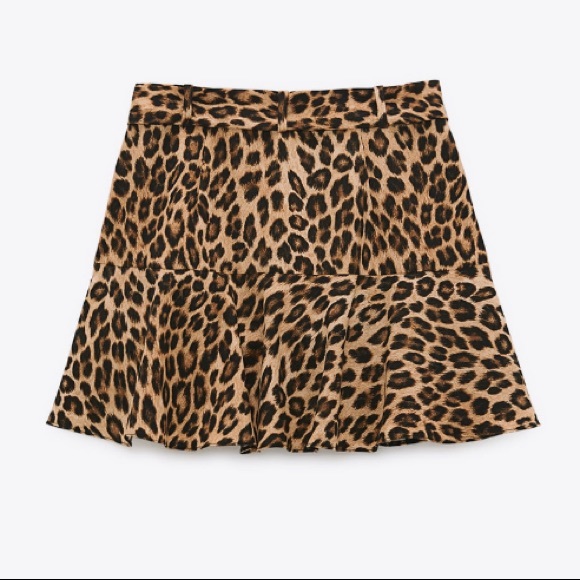 NEW! Zara Animal Print 🐆 Split Skirt - Picture 6 of 13